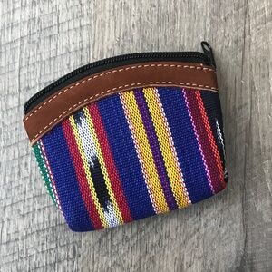 Handmade Woven El Salvador Coin Pouch
